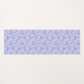 Zeeen en zeilboot één lijntrekpatroon yogamat (Achterkant (horizontaal))