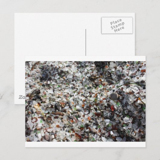 Zeeen glas briefkaart (Voorkant / Achterkant)