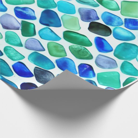 Zeeen glas cadeaupapier (Hoek)