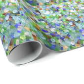 Zeeen glas cadeaupapier (Rol Hoek)