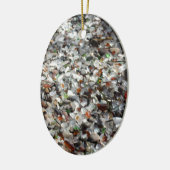 Zeeen glas keramisch ornament (Links)