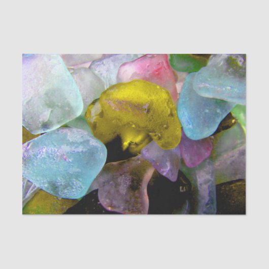 Zeeen glas uit het Zee van de boer Tissuepapier (Voorkant)