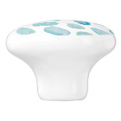 Zeeen glasschilderpatroon keramische knop (Zijkant)