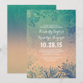 Zeeen glazen Strand Onderwater Koralen Repetitie D Kaart (Voorkant / Achterkant)