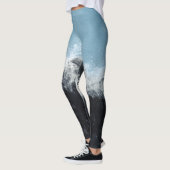 Zeeen golf: met de hand geschilderd ontwerp leggings (Links)