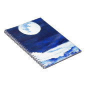 Zeeen golven onder een volle moonzee notitieboek (Rechterzijde)