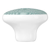 Zeeen graspatroon keramische knop (Zijkant)