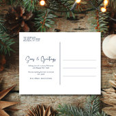 Zeeën & Groet Familie Florida Strand Foto Feestdagenkaart