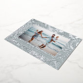 Zeeën & Groet Oceaan Zeeleven Foto Folie Feestdagenkaart (Gedraaid)