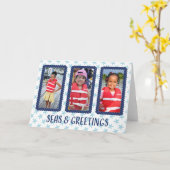 Zeeen & Groeten - Foto Lijst Kaart (Gele Bloem)