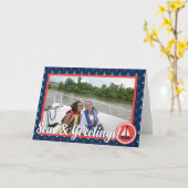 Zeeen & Groeten - Foto Lijst Kaart (Gele Bloem)