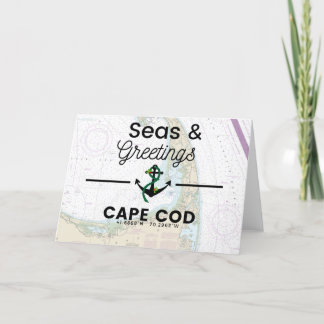 Zeeen & Groeten Grafiek - Cape Cod Feestdagen Kaart