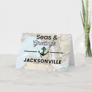 Zeeen & Groeten Grafiek - Jacksonville Feestdagen Kaart
