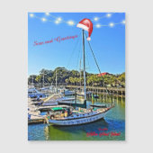 Zeeen & groeten Hilton Head Island Magnetic Card (Voorkant)