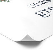 Zeeen & Groeten | Nautical Christmas Anker Print (Hoek)