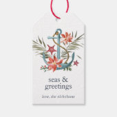 Zeeen & Groeten | Vakantie aan de kust Cadeaulabel (Voorkant)