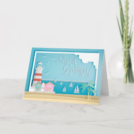 Zeeen & Groeten Vakantie aan zee Kaart