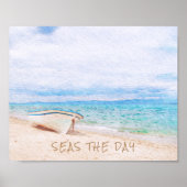 Zeeen het dagcitaat in bandzand poster (Voorkant)