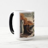 Zeeen Het Seizoen  Nautische Herfst Ontwerp Magische Mok (Voorkant links)