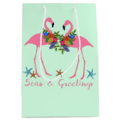 Zeeen in de roze kerstmint medium cadeauzakje (Voorkant)