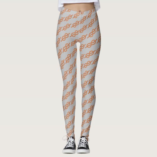 Zeeen knoop leggings (Voorkant)