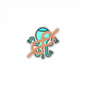 Zeeen knoop sticker (Voorkant)