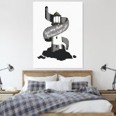 Zeeen kunnen veranderen, maar Hope's lichte gidsen Canvas Afdruk (Insitu (Slaapkamer))