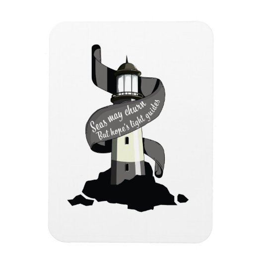 Zeeen kunnen veranderen, maar Hope's lichte gidsen Magneet (Verticaal)