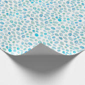 Zeeen kustpatroon cadeaupapier (Hoek)