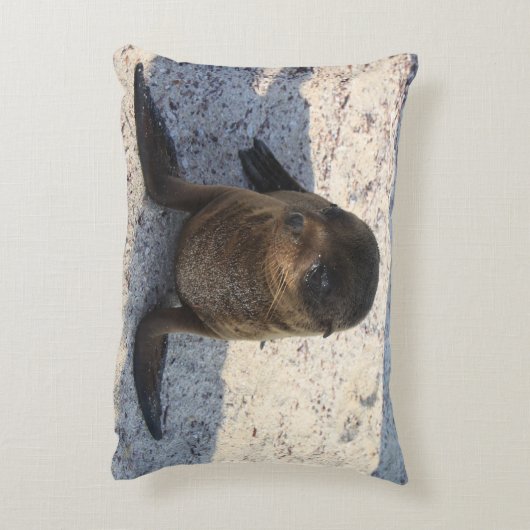 Zeeen leeuwenkussen decoratief kussen (Achterkant (Verticaal))