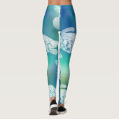 Zeeen Leggings Blauwe Aqua (Achterkant)