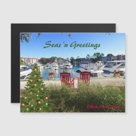 Zeeen "n Greetings Hilton Head SC Magnetic Card