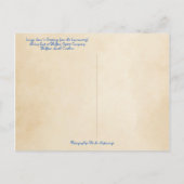 Zeeen 'n groet uit de kuststrook van het land briefkaart (Achterkant)