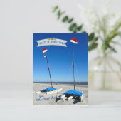 ZEEEN 'n groet van Hilton Head Island Coastal Briefkaart (Staand voorkant)