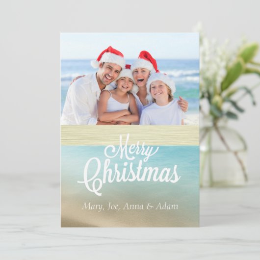 Zeeen 'n Groeten Kerstkaart (Staand voorkant)