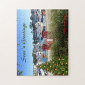 Zeeen n Groetjes Hilton Head Island Harbour Town Legpuzzel (Verticaal)