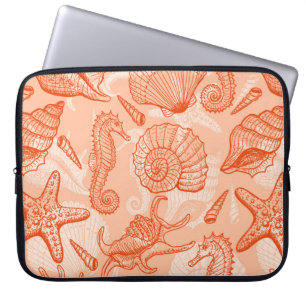 Zeeen naadloos patroon laptop sleeve