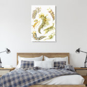 Zeeen naaktslakken van Ernst Haeckel,  Nudibranchi Canvas Afdruk (Insitu (Slaapkamer))
