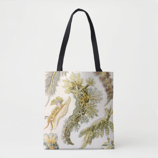 Zeeen naaktslakken van Ernst Haeckel,  Nudibranchi Tote Bag (Voorkant)