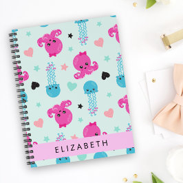 Zeeen, octopus, kwallen, harten, Jouw naam Planner