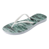 Zeeen op de zomer teenslippers (Schuin)