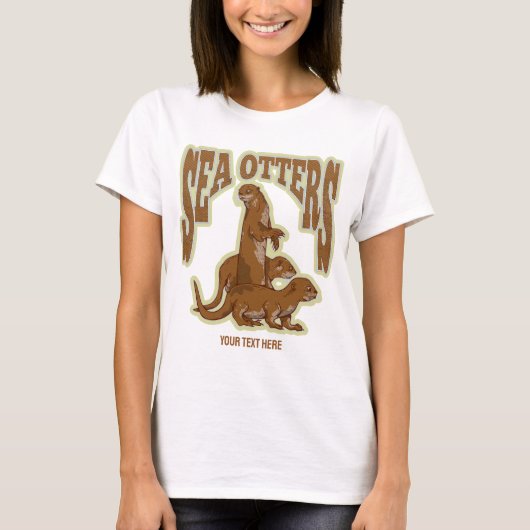 Zeeen otters t-shirt (Voorkant)