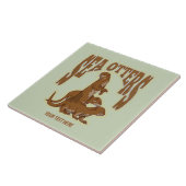 Zeeen otters tegeltje (Zijkant)