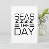 Zeeen overdag bedankkaart (Staand voorkant)