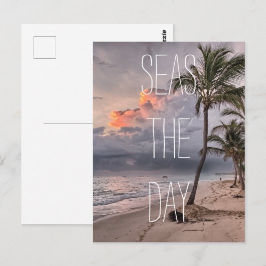 Zeeen overdag briefkaart (Voorkant / Achterkant)