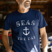 Zeeen overdag | Gepersonaliseerd verlof in het gez T-shirt