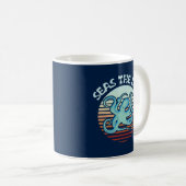 Zeeen overdag | Summer Vibes Octopus Koffiemok (Voorkant rechts)