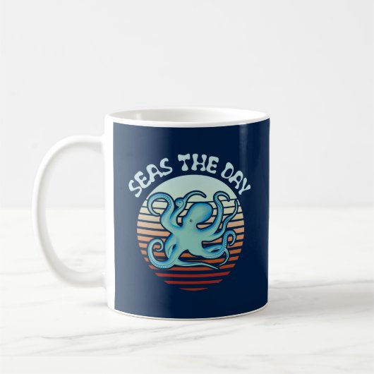 Zeeen overdag | Summer Vibes Octopus Koffiemok (Links)
