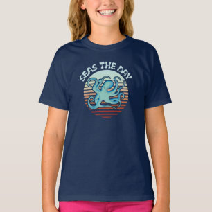 Zeeen overdag Summer Vibes Octopus T-shirt