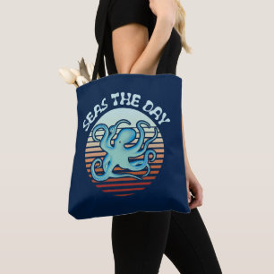 Zeeen overdag   Summer Vibes Octopus Tote Bag